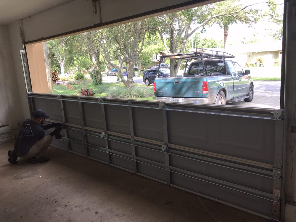 Garage door repair alignment issue